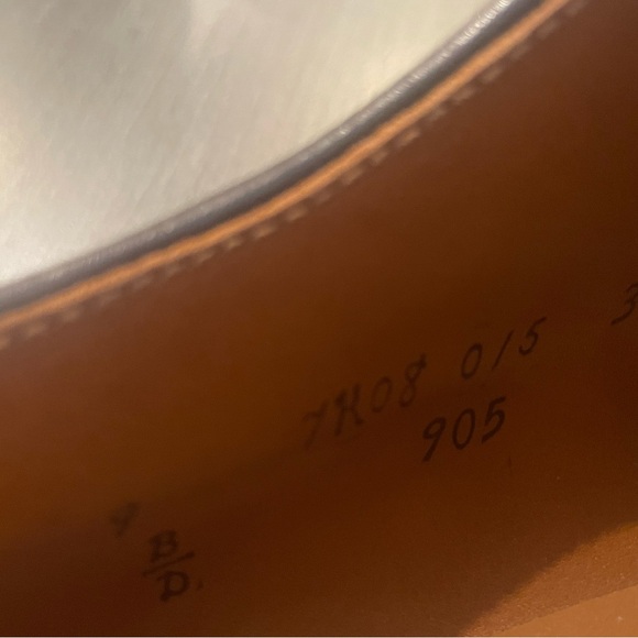 Alden Made in New England Cap Toe Blucher in Shell Cordovan Size 9 D - Picture 7 of 7